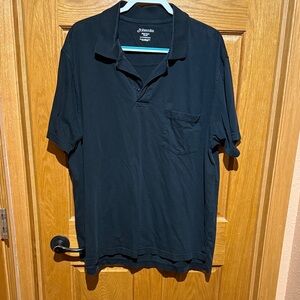 St. John's Bay Men's Polo Shirt in Black